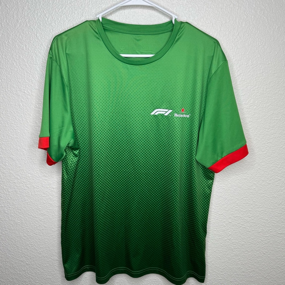 F1 X Heineken Green Short Sleeve